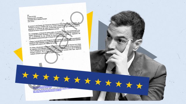 Bruselas avisa a Sánchez por escrito que la amnistía se suspende en cuanto los jueces recurran a Europa