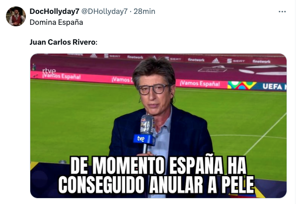 Juan Carlos Rivero, meme, España-Brasil