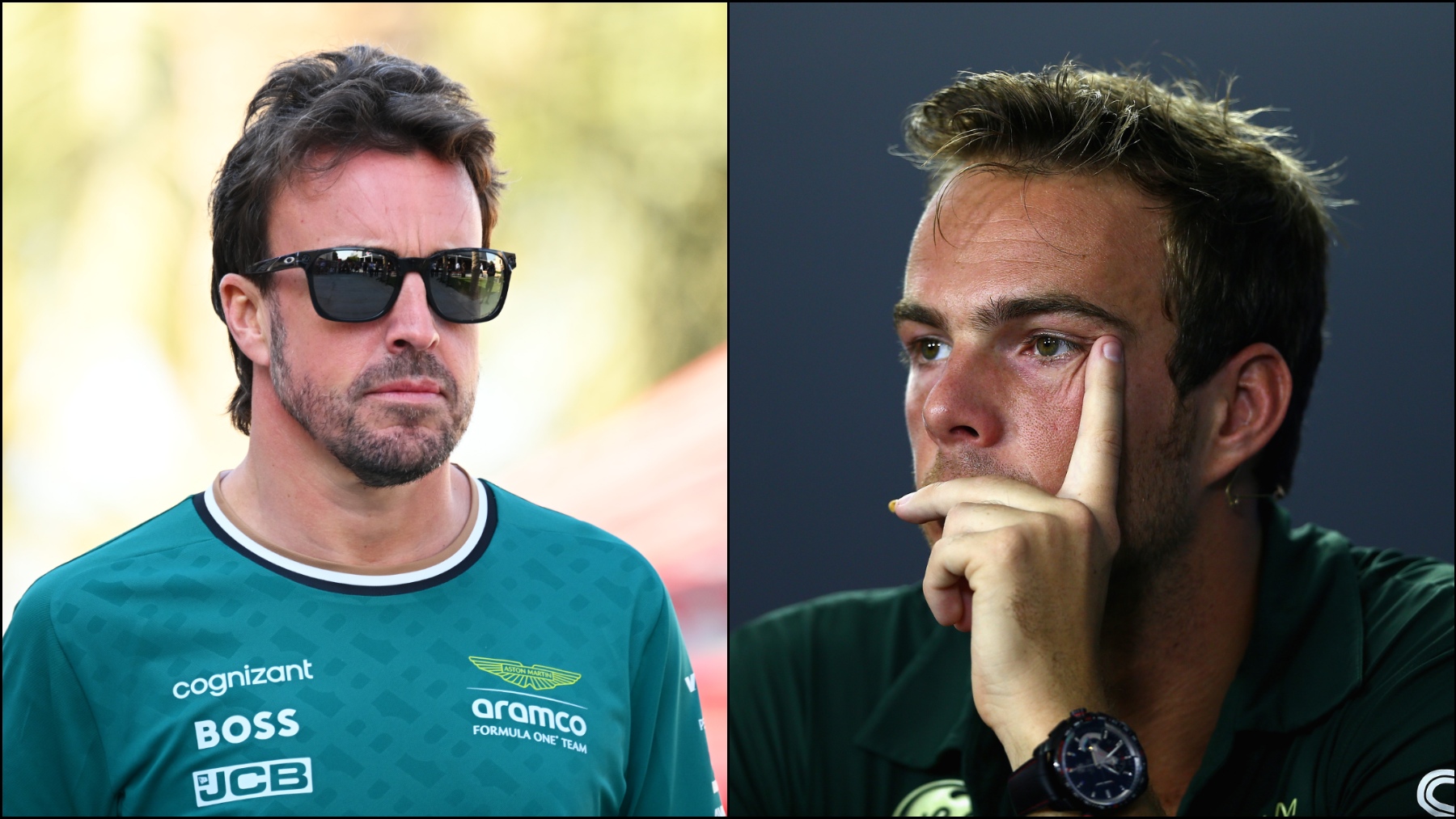 Fernando Alonso y Giedo van der Garde. (Getty)