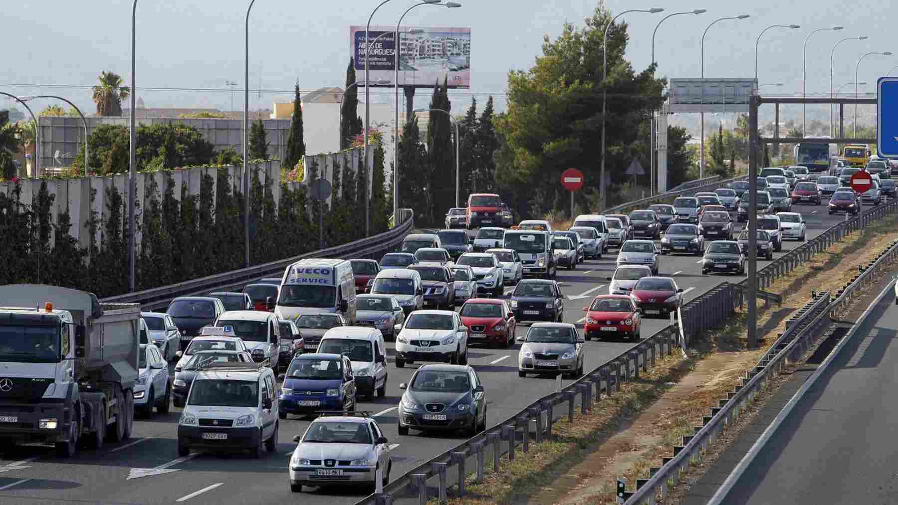 Imagen de la Vía de Cintura de Palma.