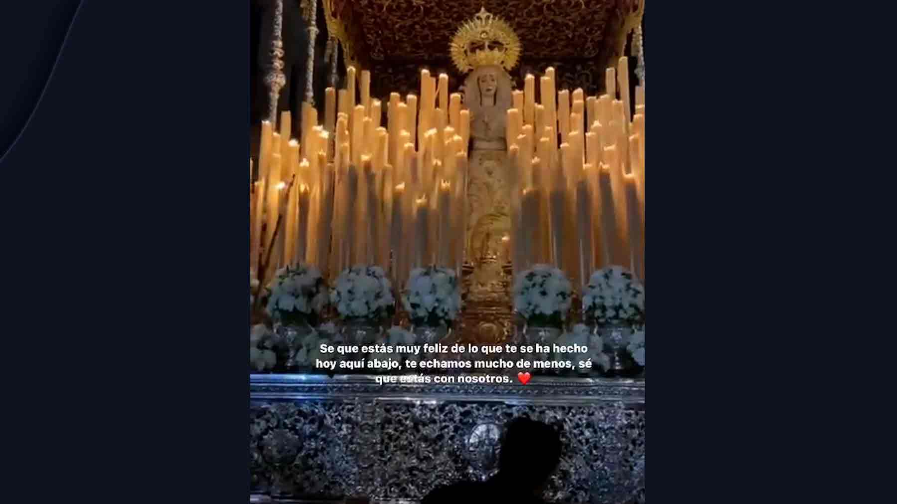 La hermandad de la Sentencia recuerda a Álvaro Prieto.