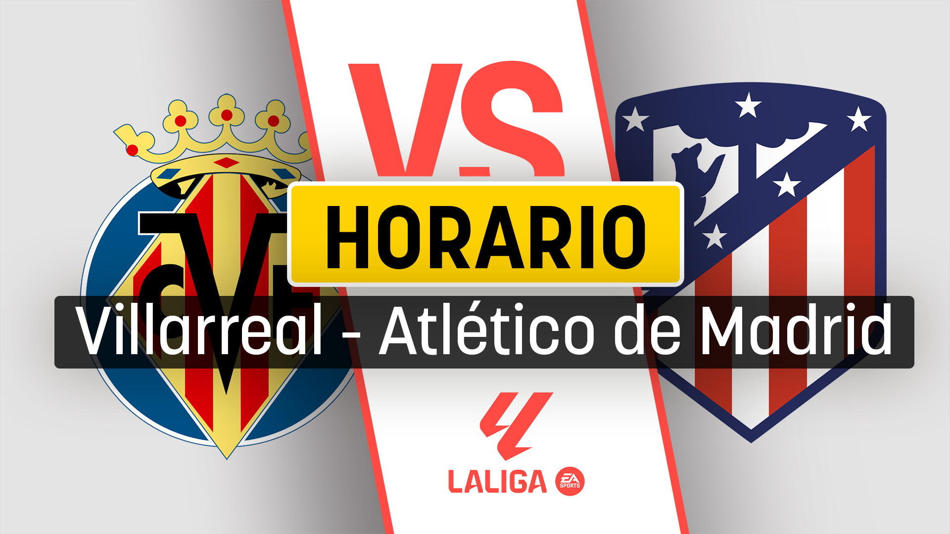 Villarreal – Atlético de Madrid: horario y dónde ver el partido de la Liga en directo y en vivo.