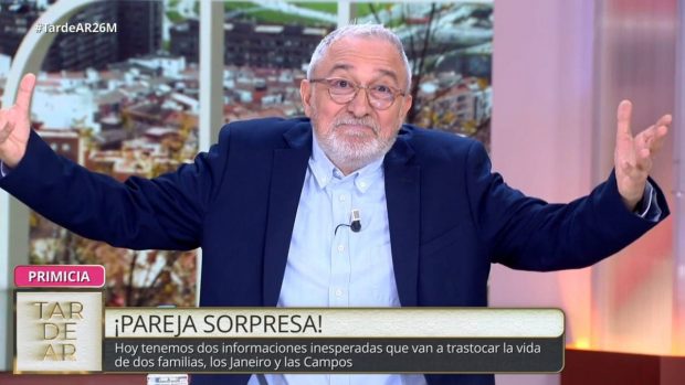 Javier Sardá en 'TardeAR' (Telecinco).