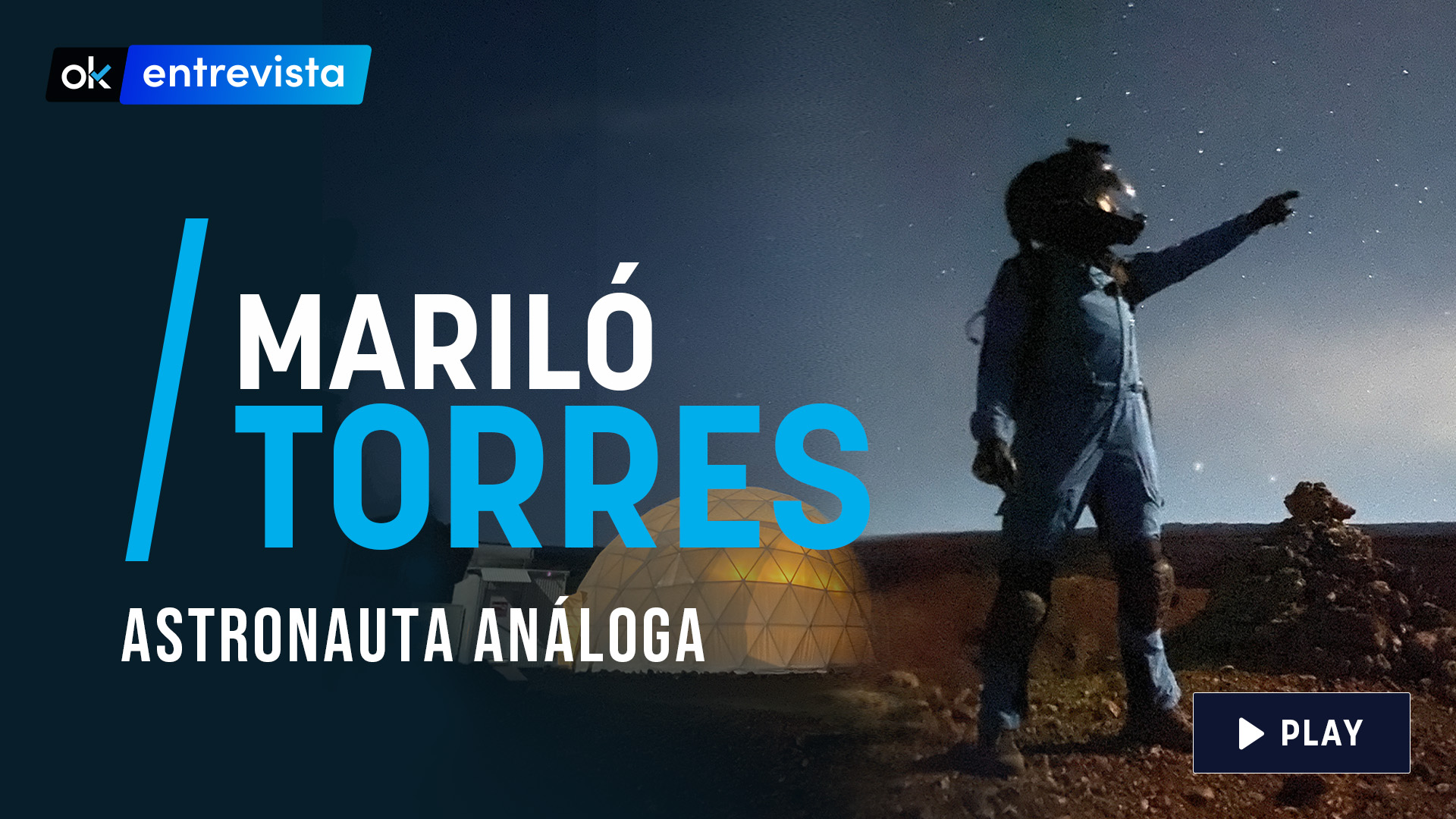 Entrevista Mariló Torres, astronauta análoga.