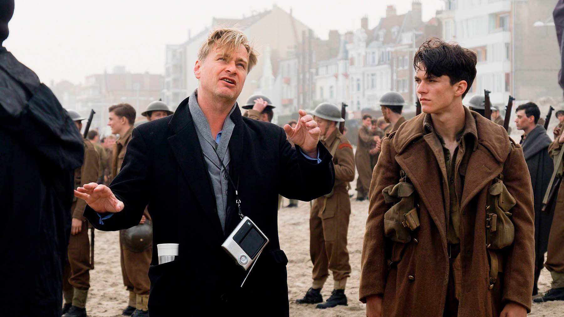 Christopher Nolan en el rodaje de ‘Dunquerke’ (Warner Bros).