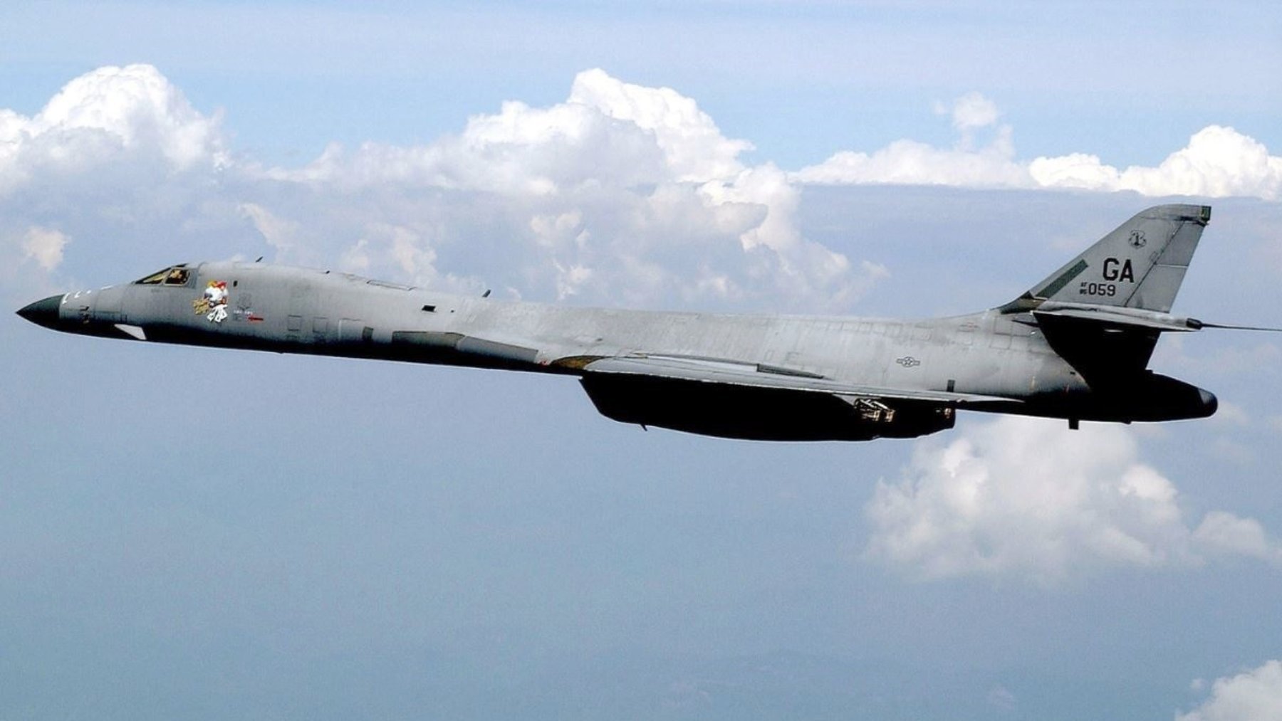 Bombardero estratégico B-1B Lancer de la USAF. (Foto: EP)