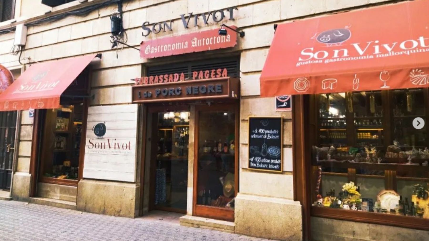 La tienda de gastronomía mallorquina Son Vivot.