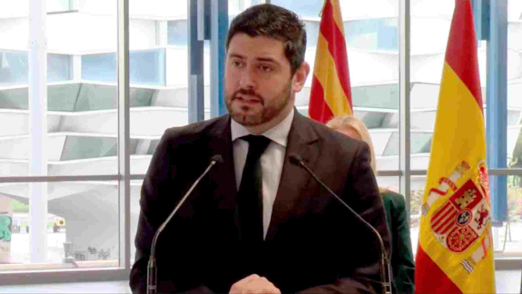El vicepresidente de Aragón, Alejandro Nolasco.