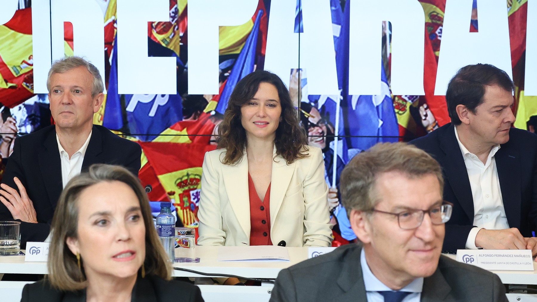 Isabel Díaz Ayuso en la Junta Directiva del PP. (Foto: EP)