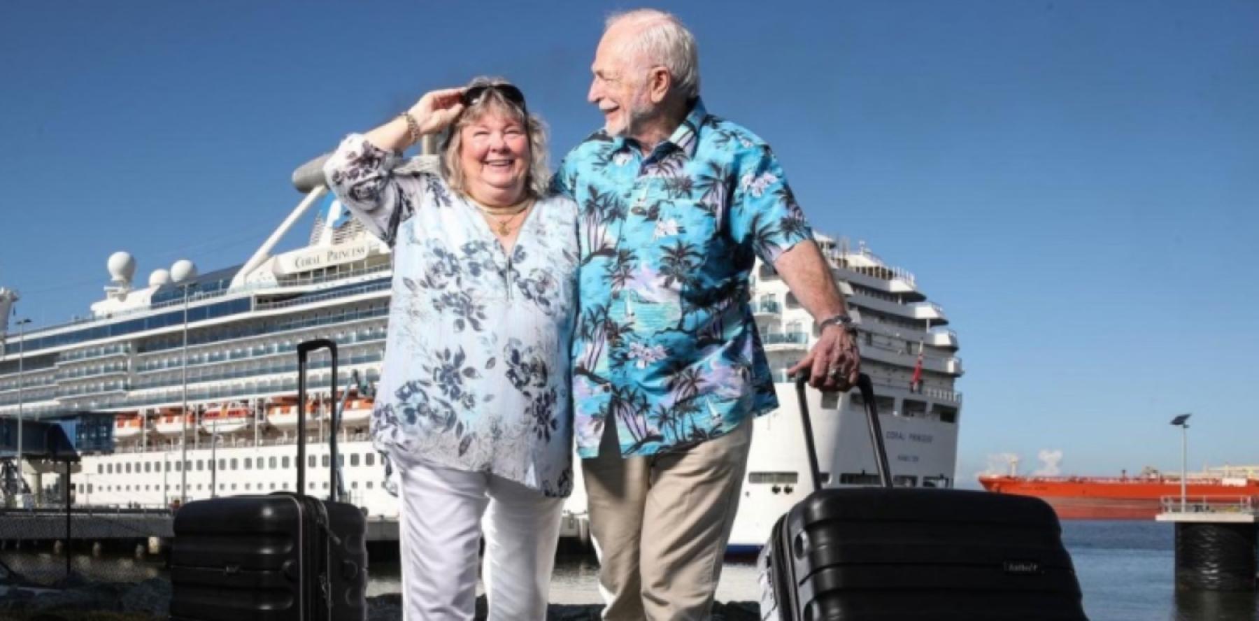 Una pareja de jubilados cambia el geriátrico por hacer 51 cruceros seguidos: «Es más barato»