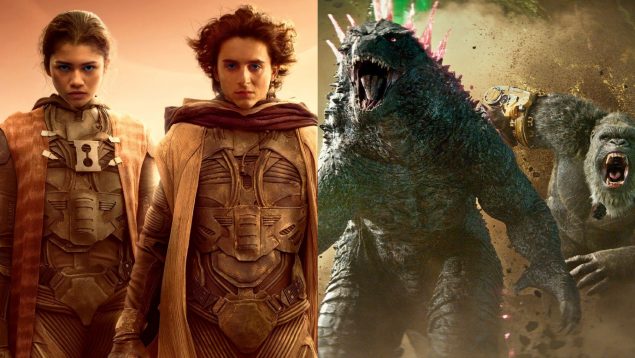 'Dune 2' y 'Godzilla y Kong: El nuevo imperio'.