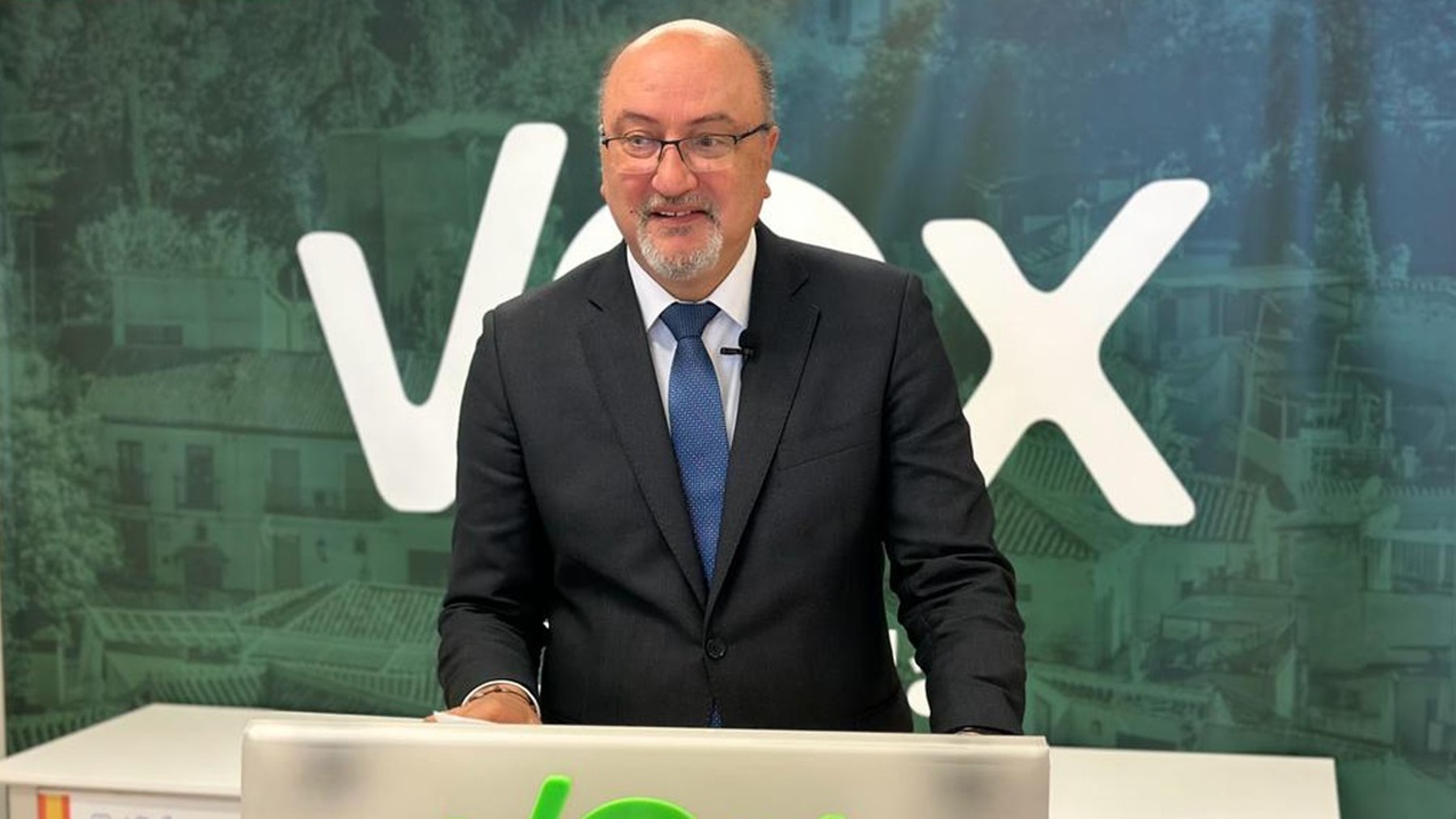 El portavoz adjunto del Grupo Vox en el Parlamento andaluz, Ricardo López Olea.