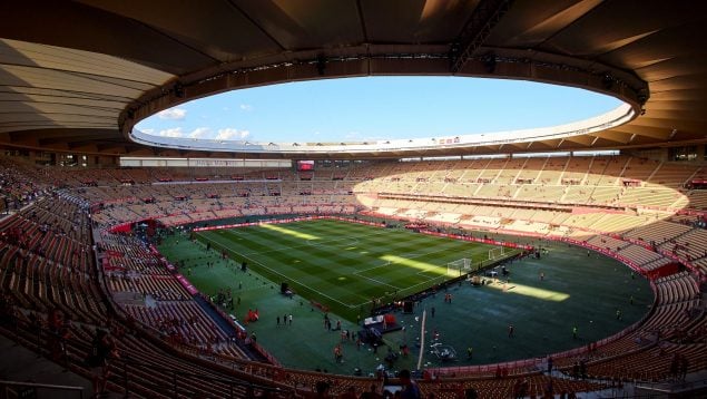 Estadio de la Cartuja, en la final de Copa del Rey.