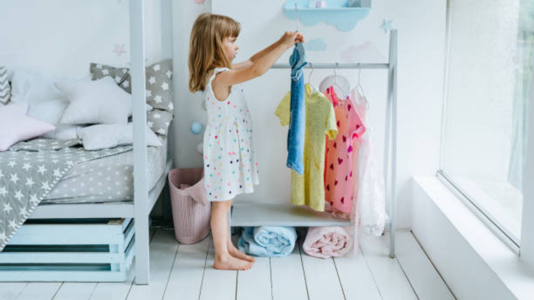 Cómo ordenar el armario de los niños en primavera