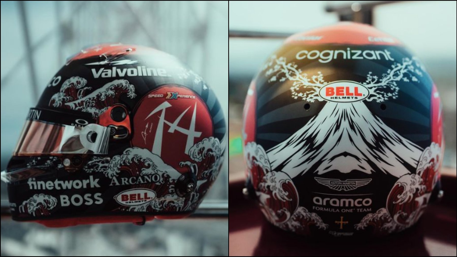 Así es el casco de Alonso para Suzuka.