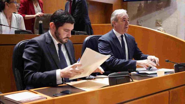 moción reprobación vicepresidente Aragón, Alejandro Nolasco, Jorge Azcón