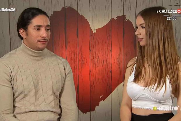 Samir y Natalia en 'First Dates'. (Mediaset)