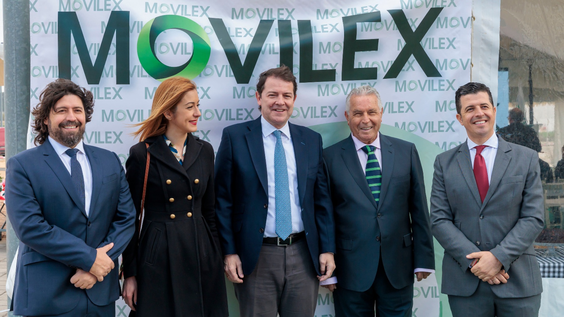 El presidente de la Junta de Castilla y León, Alfonso Fernández Mañueco, durante el acto de inauguración de la nueva planta de Renova Recycling de Movilex en el Polígono Industrial de Ircio, Miranda de Ebro