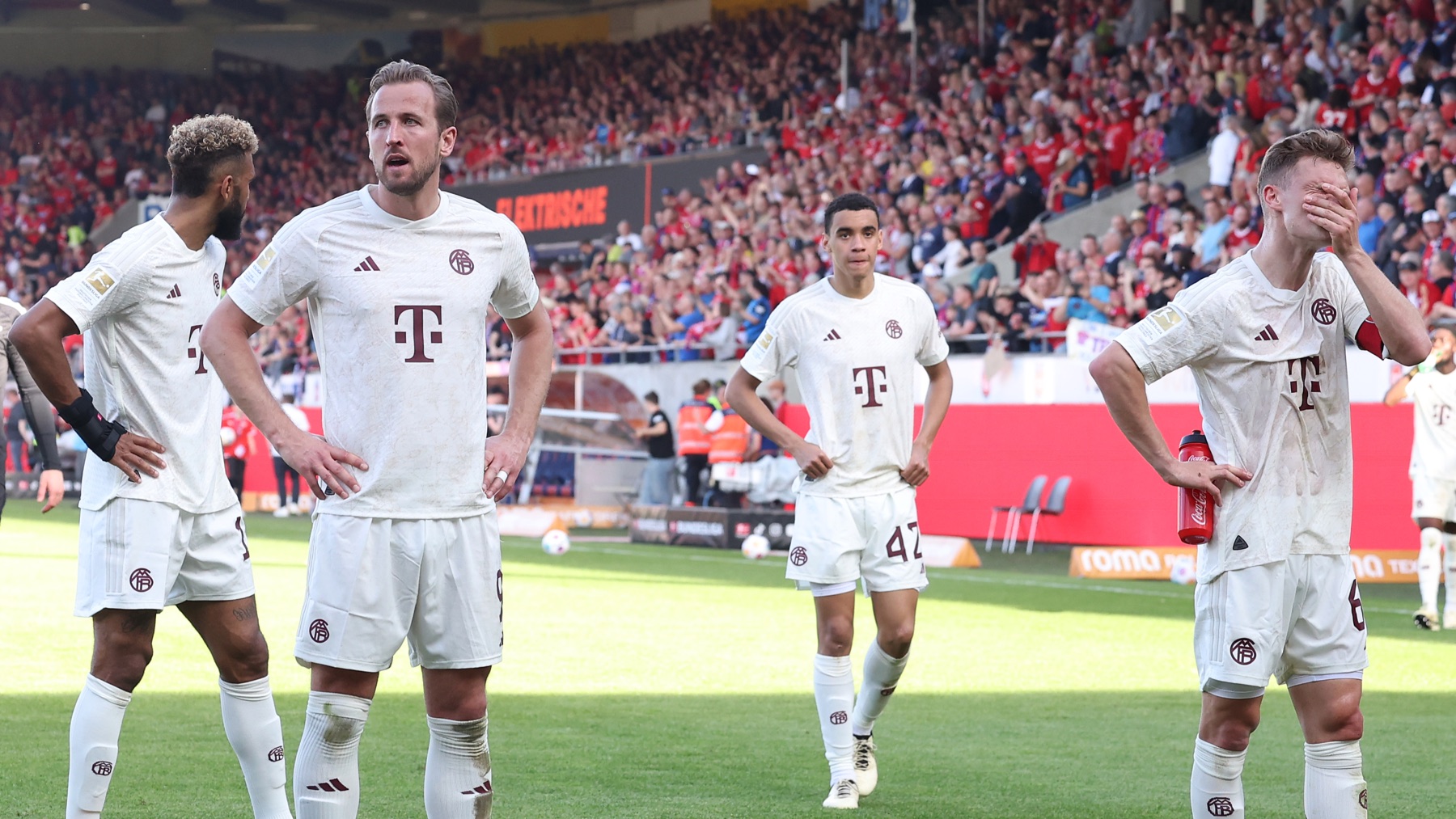 Los jugadores del Bayern tras su última derrota. (Getty)