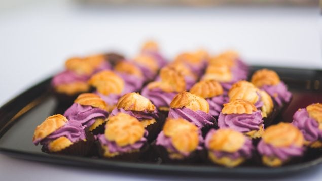 Bocaditos de crema de lilas