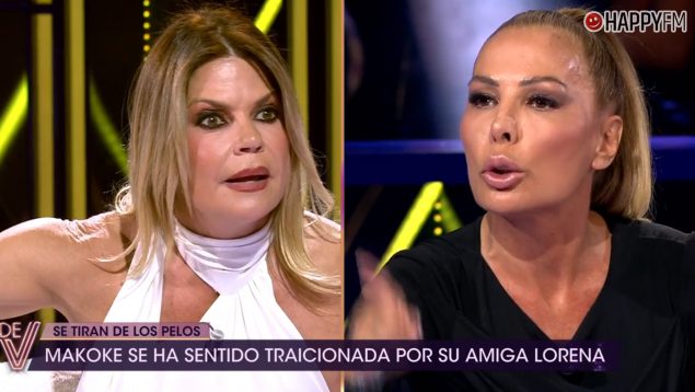 Makoke y Lorena Morlote en De Viernes. (Mediaset)