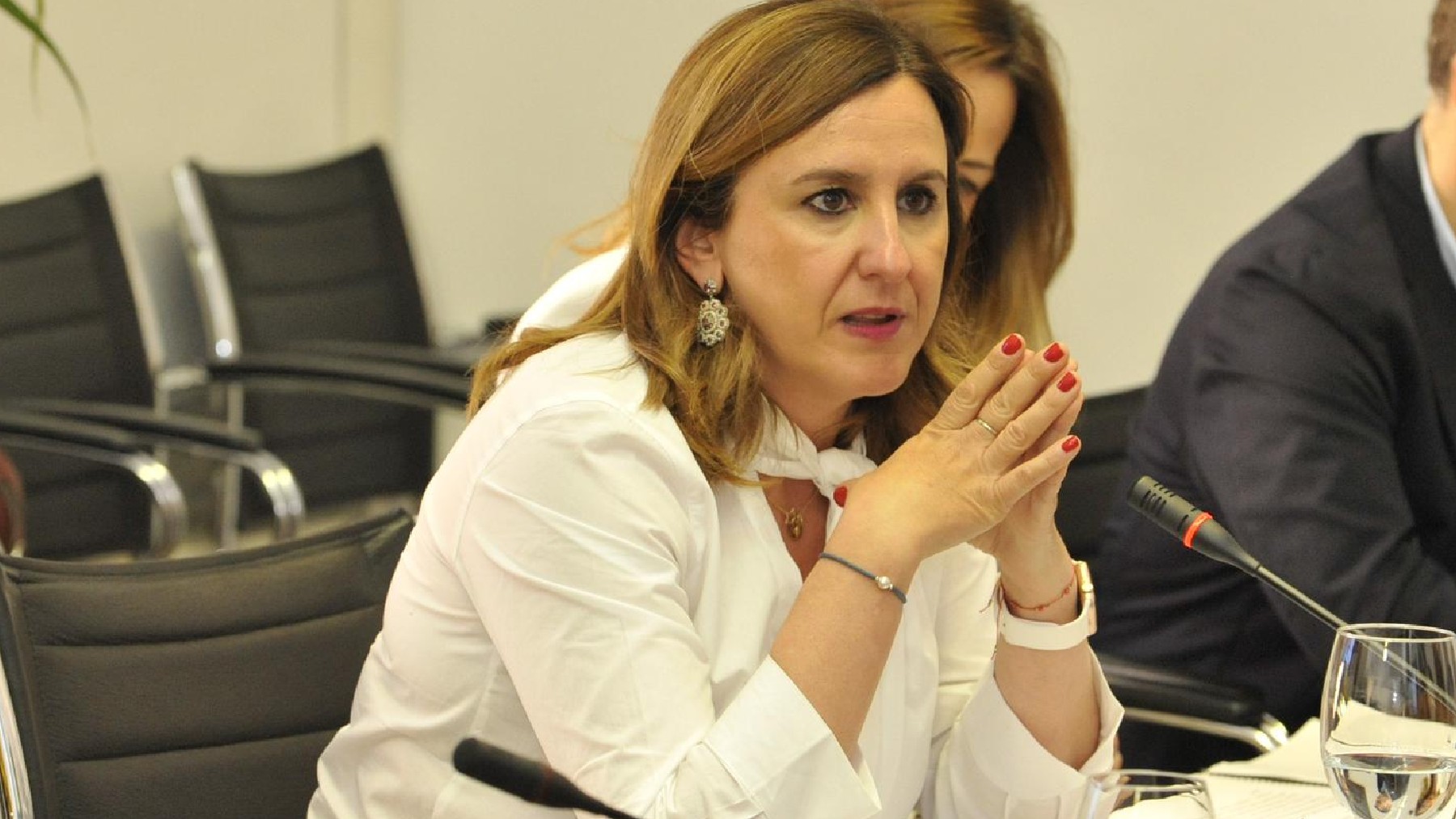 La alcaldesa de Valencia este martes en la Junta de Gobierno de la FEMP.