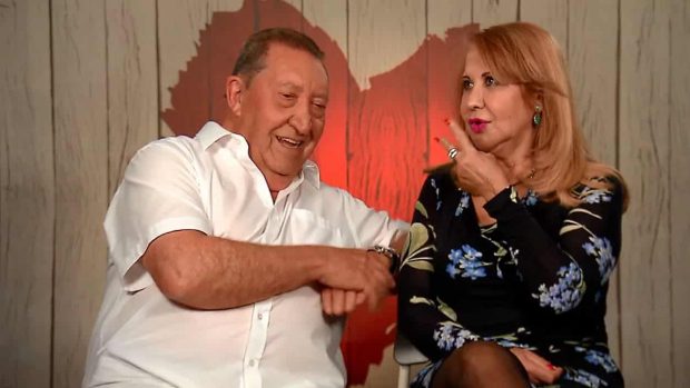 José Luis y Encarni en 'First Dates'. (Mediaset)