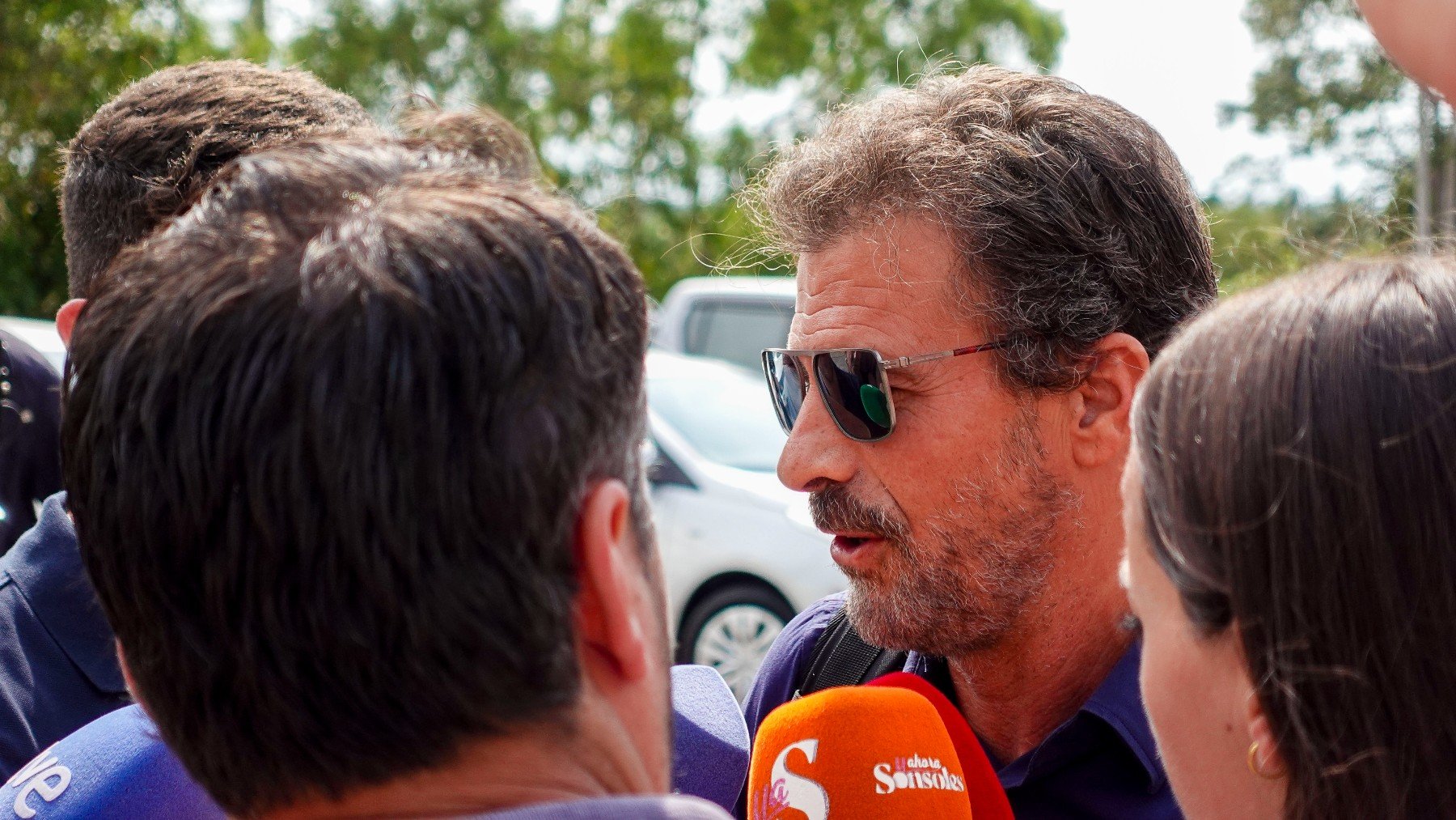 Rodolfo Sancho a su llegada al juicio de su hijo. (Foto: EFE)