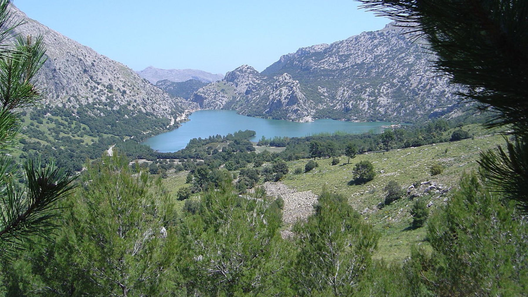 El embalse del Gorg Blau.