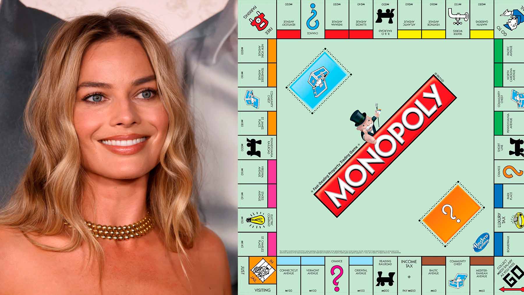 Margot Robbie producirá una película sobre el Monopoly.