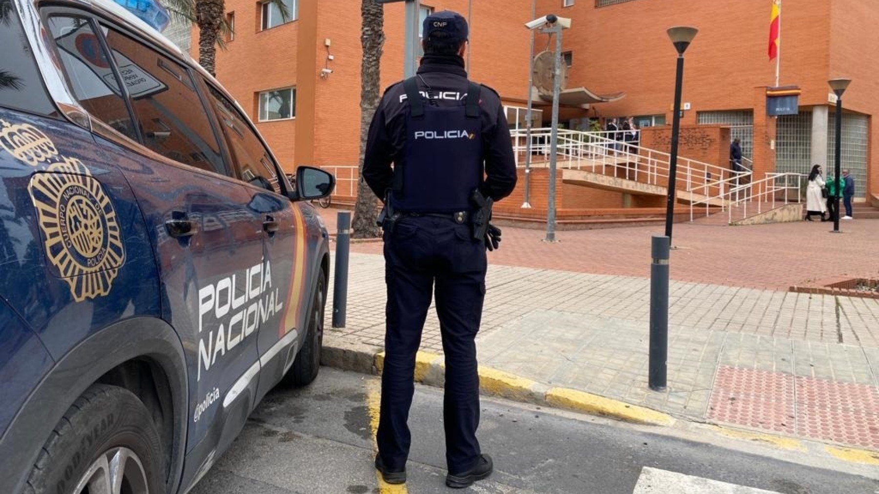 La Policía Nacional en Elche. (Europa Press)