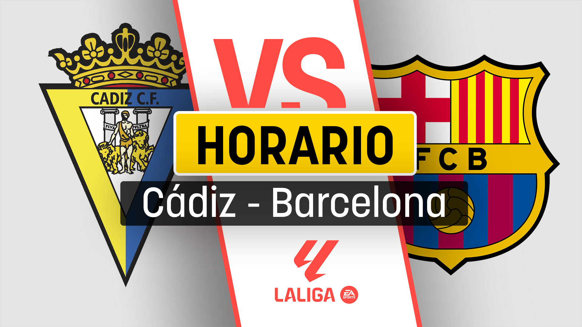 Horario Cádiz – Barcelona: dónde ver el partido de la Liga EA Sports en directo y en vivo por TV y online.