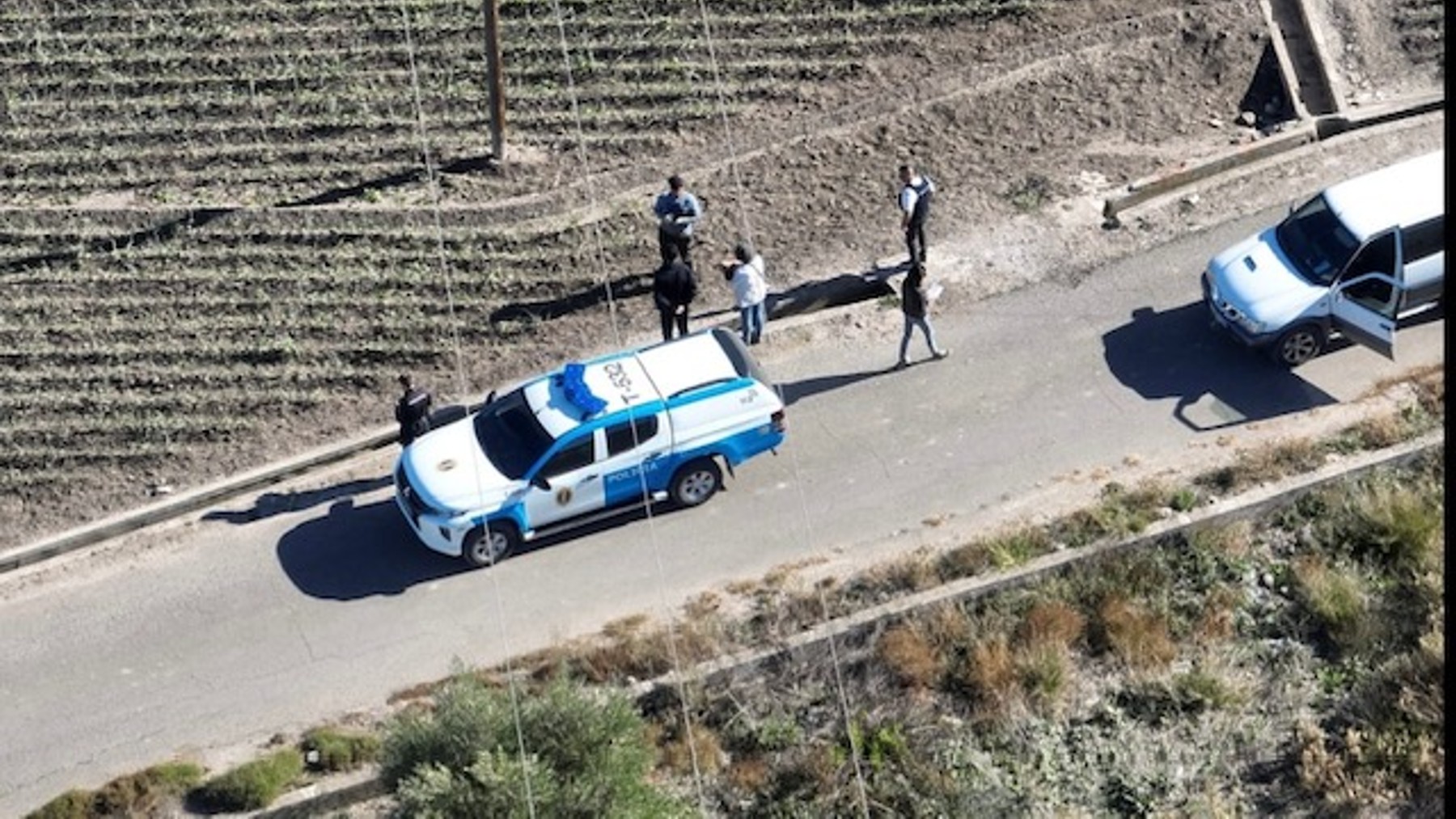 La policía de la Generalitat Valenciana durante una intervención de la ‘Operación Horta’.