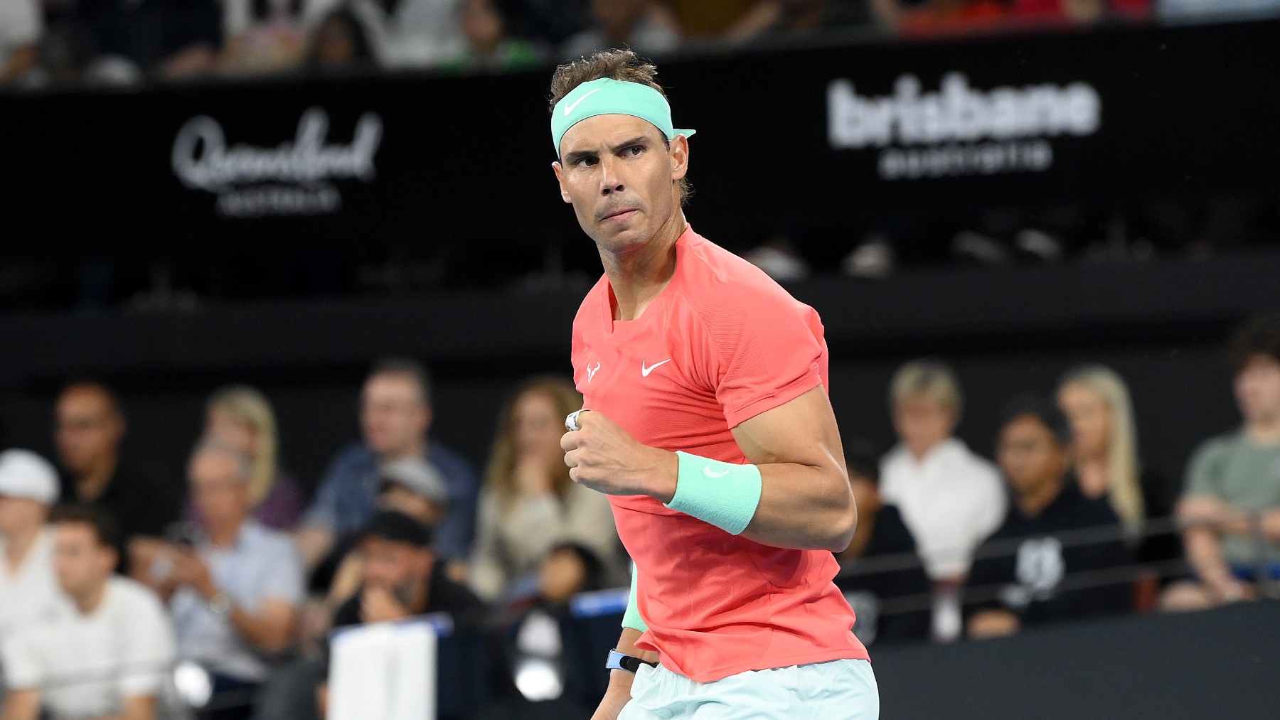 Rafa Nadal, en un partido en el año 2024. (Getty)