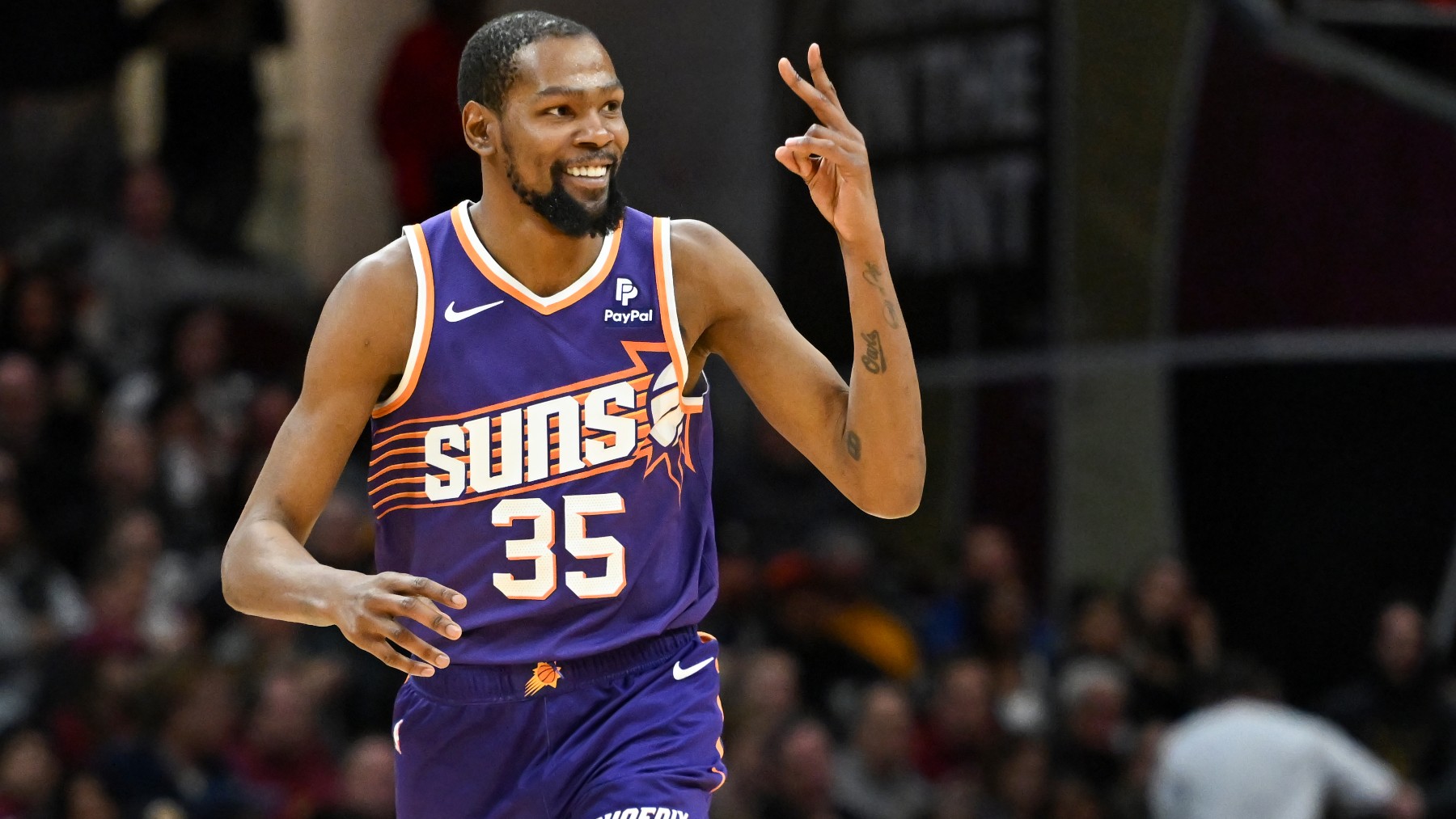Kevin Durant, en un partido de los Suns. (Getty)