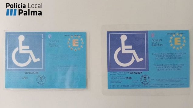 uso fraudulento de seis tarjetas asignadas a personas de movilidad reducida