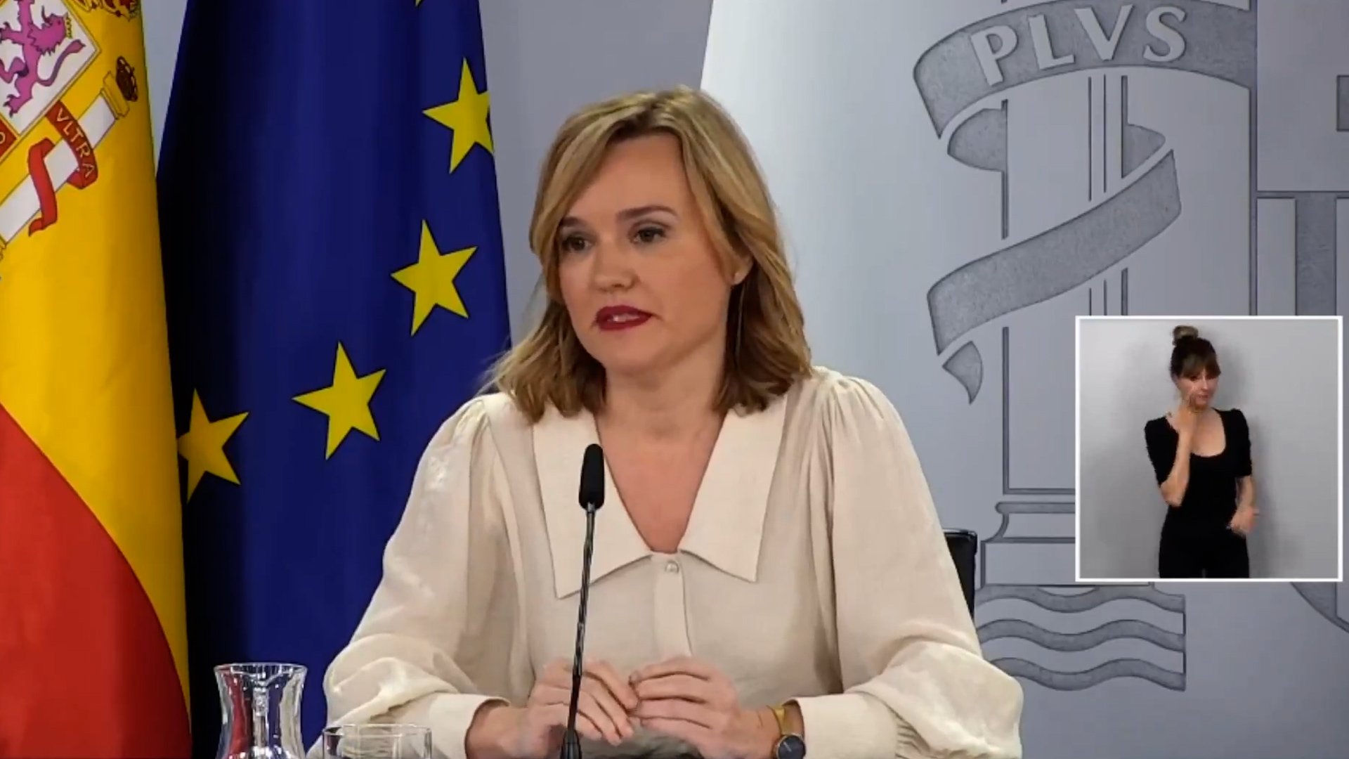 La portavoz del Gobierno, Pilar Alegría.