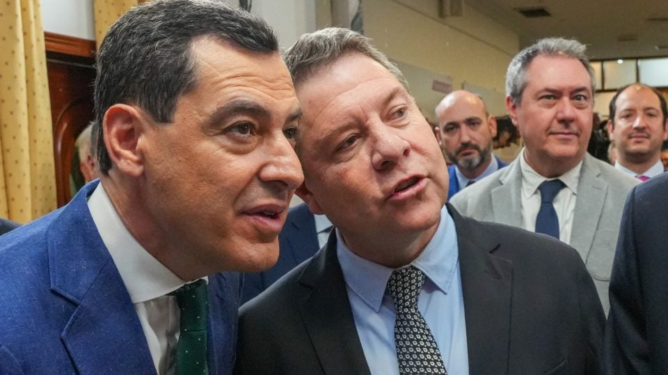 Andalucía intentará unir a Page y a Barbón a su alianza contra los beneficios sanchistas a Cataluña