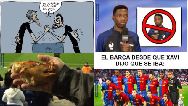 memes Barcelona PSG