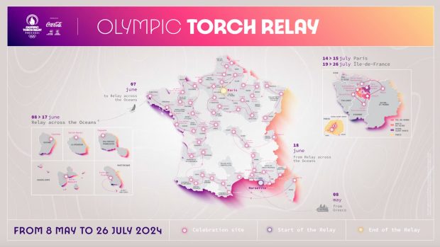 La antorcha olímpica 2024: cuándo llega a Francia y cuál es su recorrido