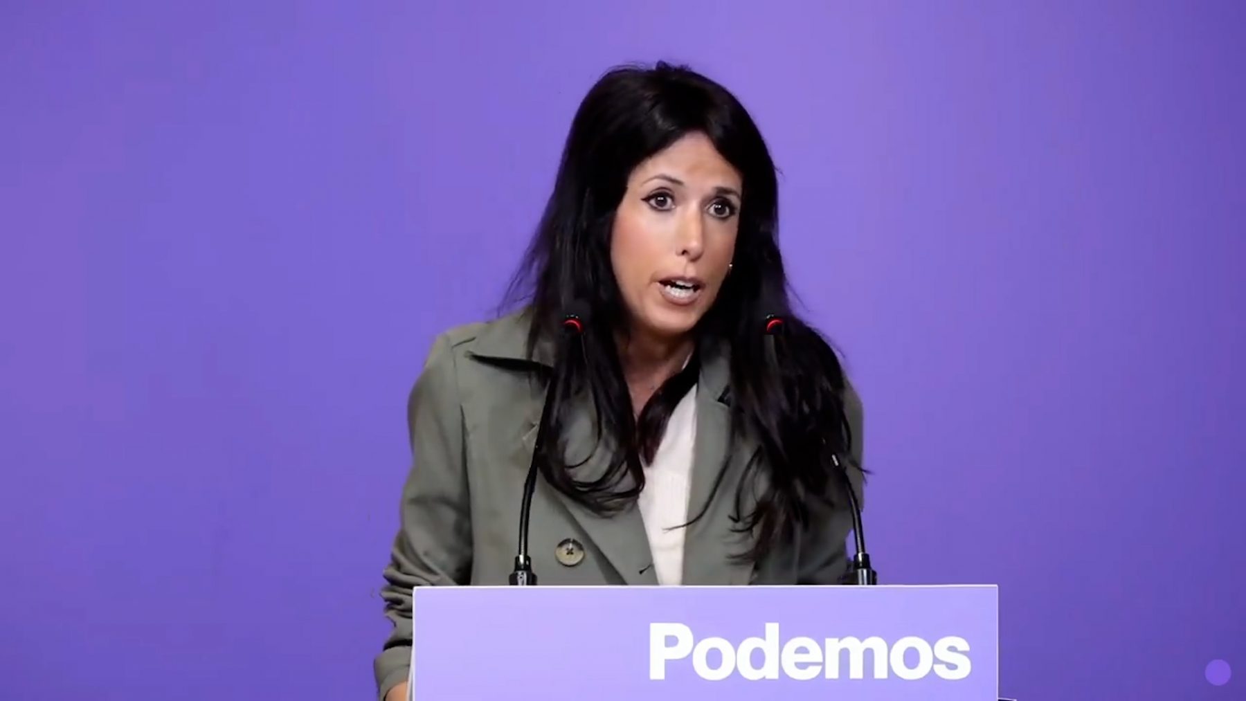 Martina Velarde, secretaria general de Podemos Andalucía.