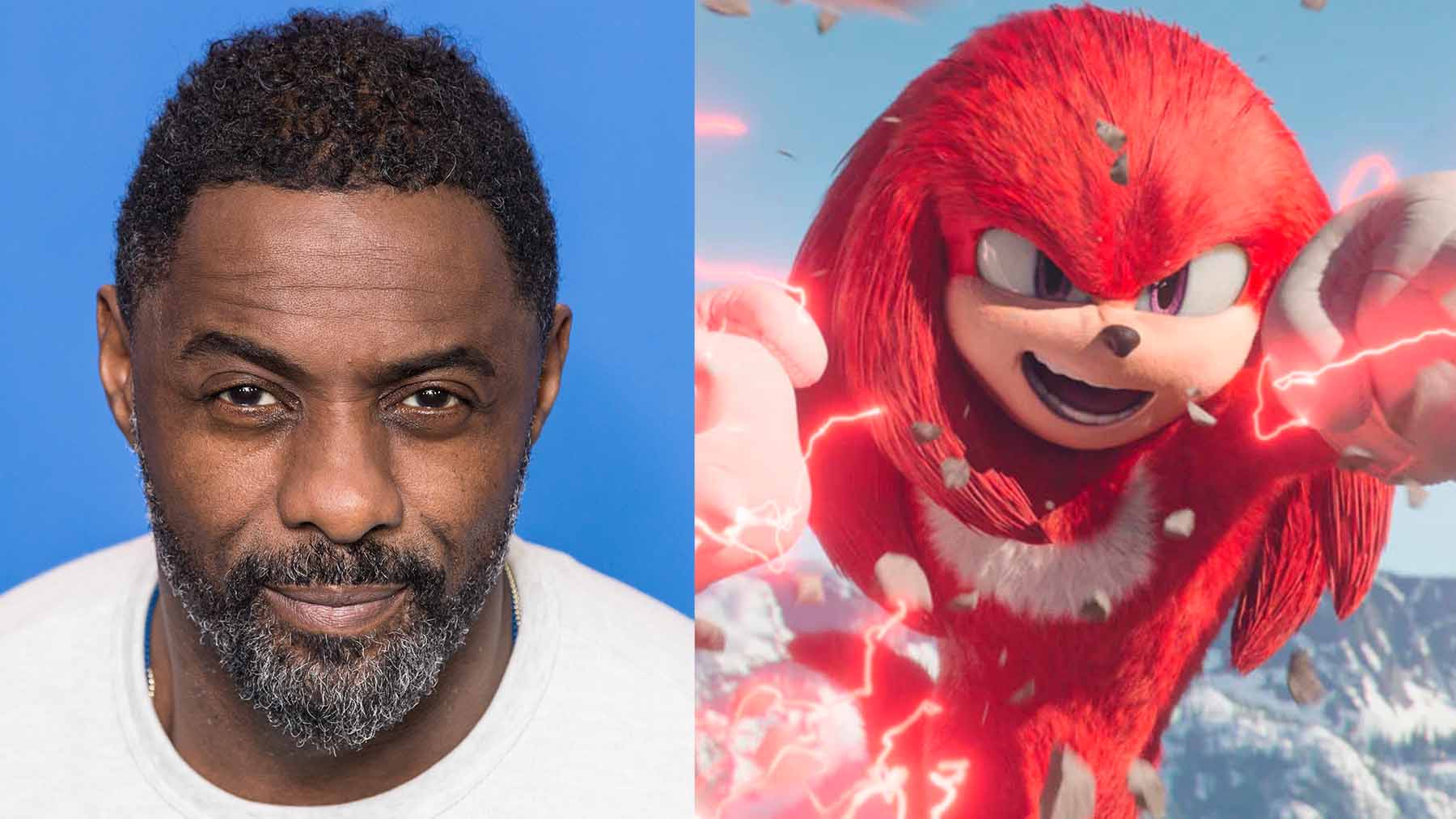 Idris Elba es la voz de Knuckles (Paramount).