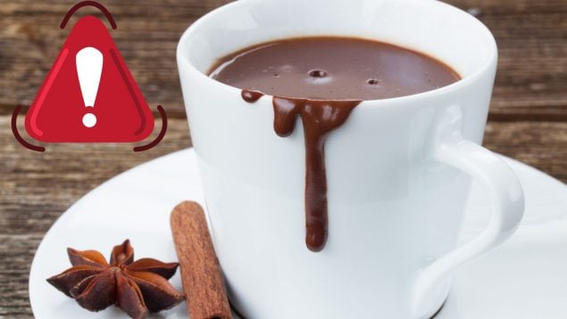 Retiran de varios supermercados una marca de chocolate a la taza por presencia de proteínas de la leche