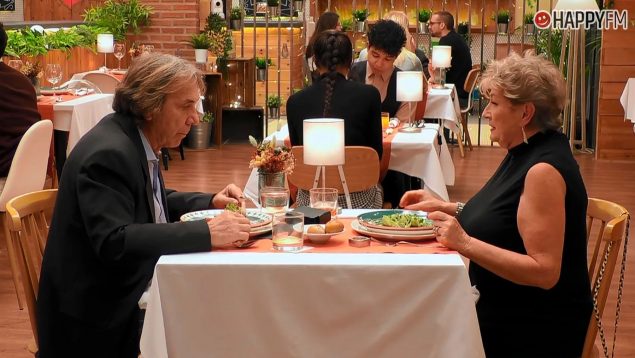 Pedro y Marga en First Dates. (Mediaset)