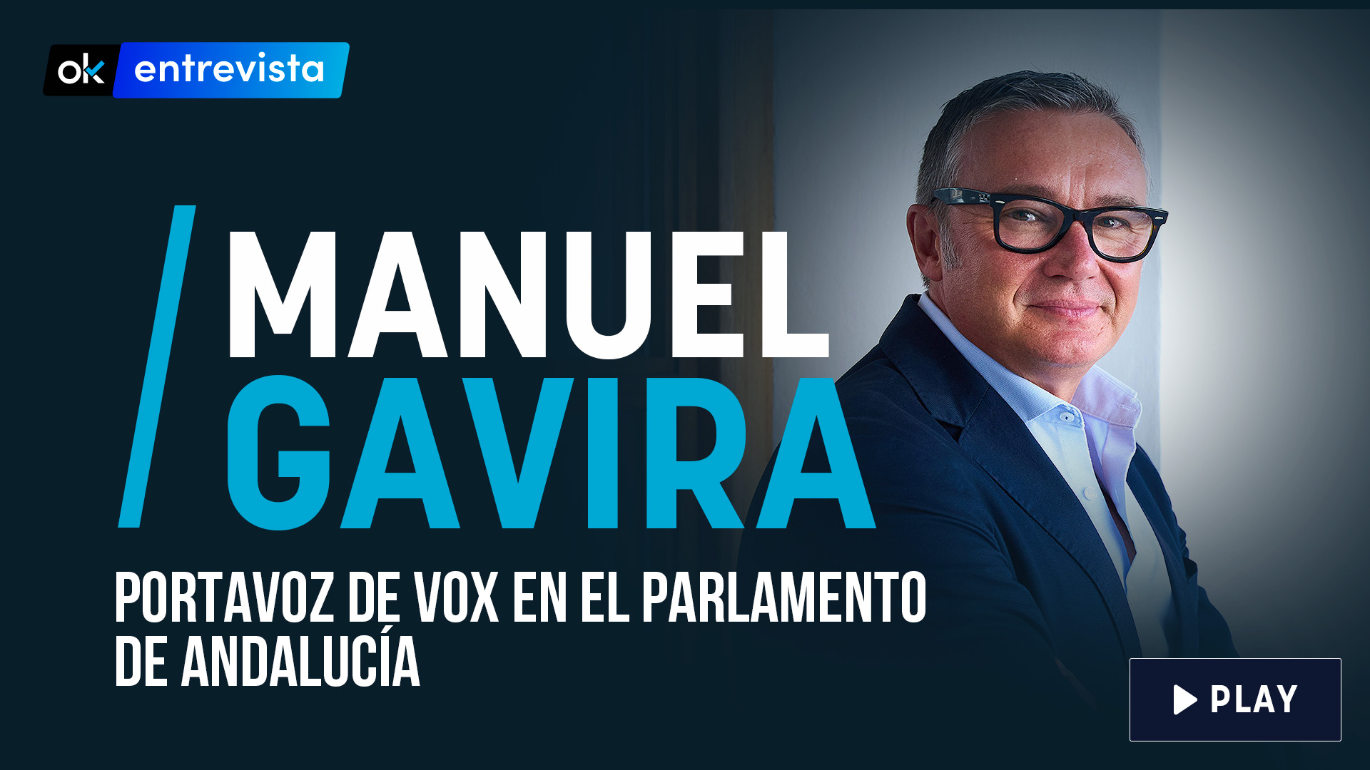 Manolo Gavira, portavoz de Vox en Andalucía.