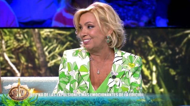 Carmen Borrego se pronuncia tras el baile de Ana, novia de Ángel Cristo Jr, en el plató de Supervivientes 2024. (Mediaset)