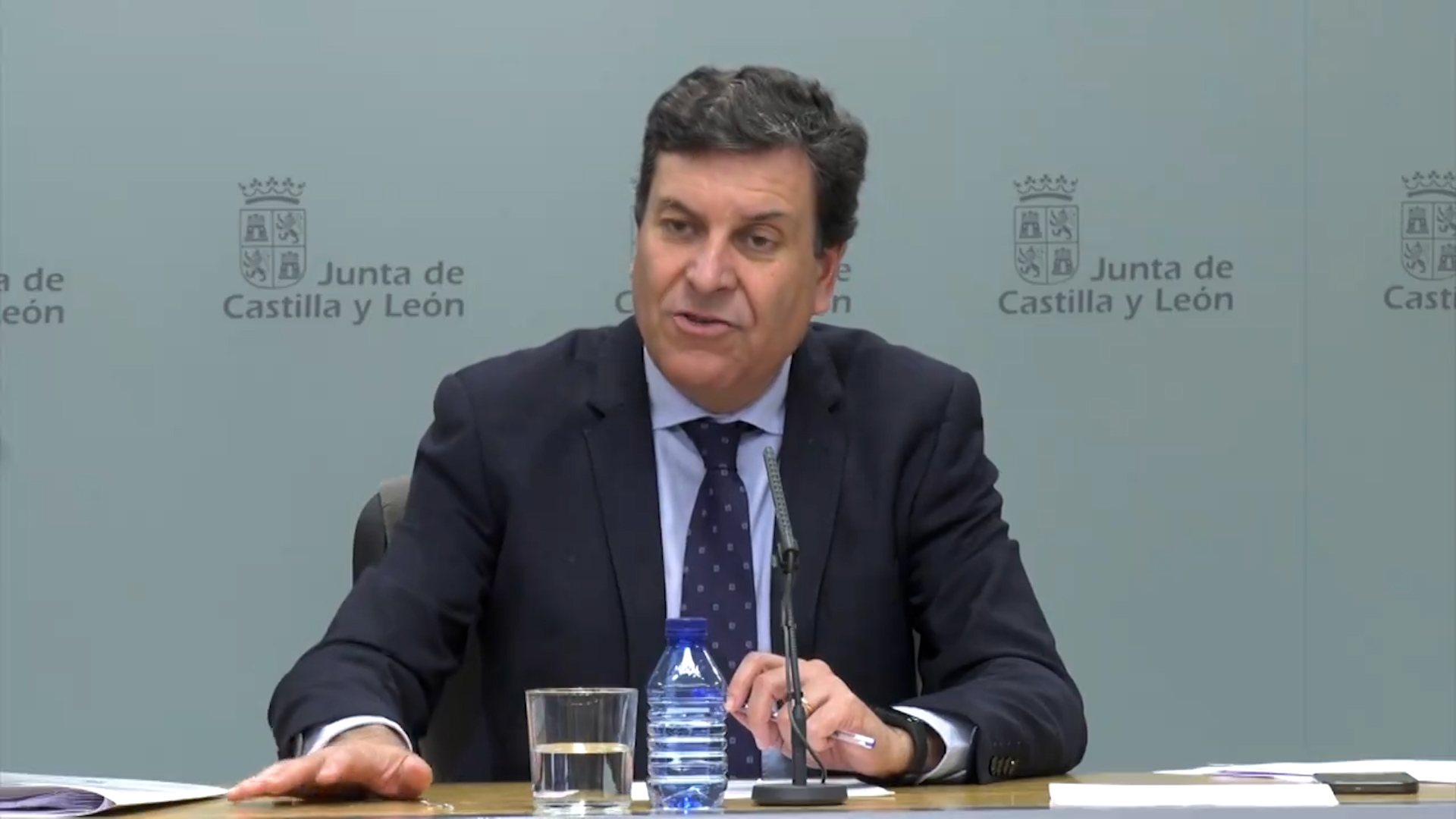 El consejero de Economía y Hacienda de la Junta de Castilla y León, Carlos Fernández Carriedo.