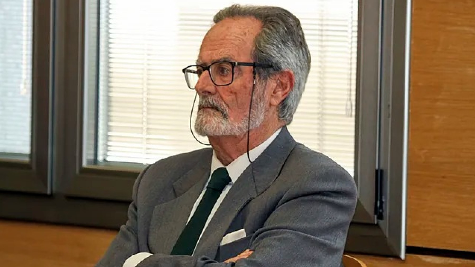 El jubilado Pepe Lomas, de 80 años, durante el juicio en que fue condenado. por asesinato.