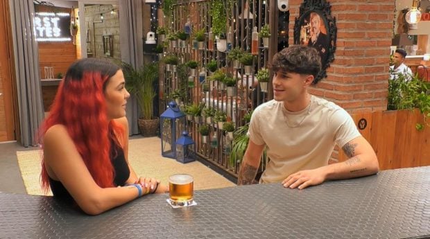 Raquel y Álex en 'First Dates'. (Mediaset)