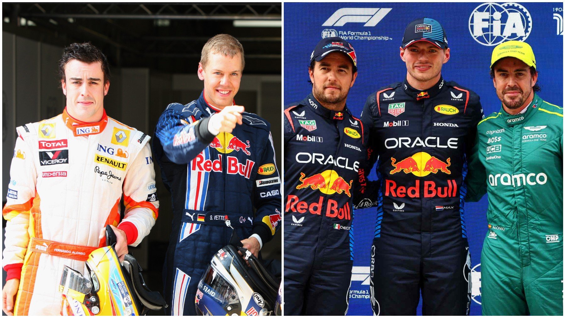 La primera y última pole de Red Bull hasta la fecha. (Getty)